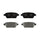 BALATAS TRASERAS CERÁMICA FORD FUSION 3.5 V6 2010-2012
