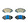 Balatas delanteras cerámica DODGE JOURNEY 2.4 L 2009-2013 CANABRAKE