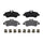 Balatas traseras extreme duty sin sensor MERCEDES BENZ SPRINTER 3.0 V6 2007-2015