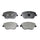 Balatas delanteras cerámica VW PASSAT 1.4 TSI 2009-2014 CANABRAKE