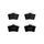 Balatas traseras PEUGEOT PARTNER TEPEE 1.6 TD 2013-2013