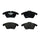 Balatas delanteras sin sensor AUDI A1 2.4 L 2011-2017