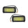 Faro universal barra mediano blanco estrobo 48 LEDS juego de 2 piezas     IMPORTACIÓN