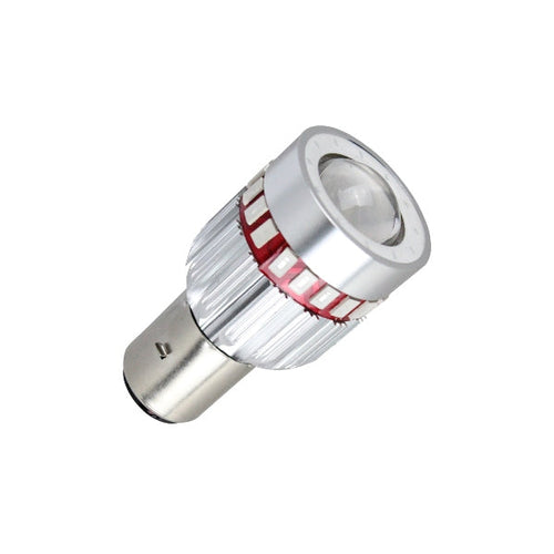 FOCO PARA MOTO 2 POLOS PATAS PAREJAS LUPA ARO DE LED