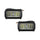 Faro universal barra mediano ámbar-blanco estrobo 28 LEDS juego de 2 piezas     IMPORTACIÓN