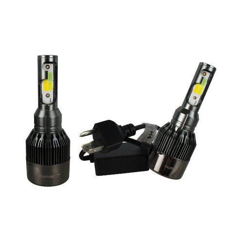 FOCO LED H4 2 CARAS 3 COLORES ÁMBAR-AZUL-BLANCO JUEGO DE 2 PIEZAS