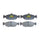 BALATAS DELANTERAS CERÁMICA CHEVROLET CHEVY C3 1.6 L 2009-2012