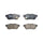 Balatas traseras cerámica disco HONDA CITY 1.5 L 2010-2014 FRITEC
