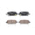 Balatas traseras cerámica disco SUZUKI GRAND VITARA 2.4 L 2009-2017 FRITEC