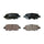 Balatas traseras cerámica NISSAN MAXIMA 3.5 V6 2010-2017 FRITEC