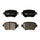 Balatas traseras cerámica VW GOLF A6 1.2 TSI 2010-2013 FRITEC