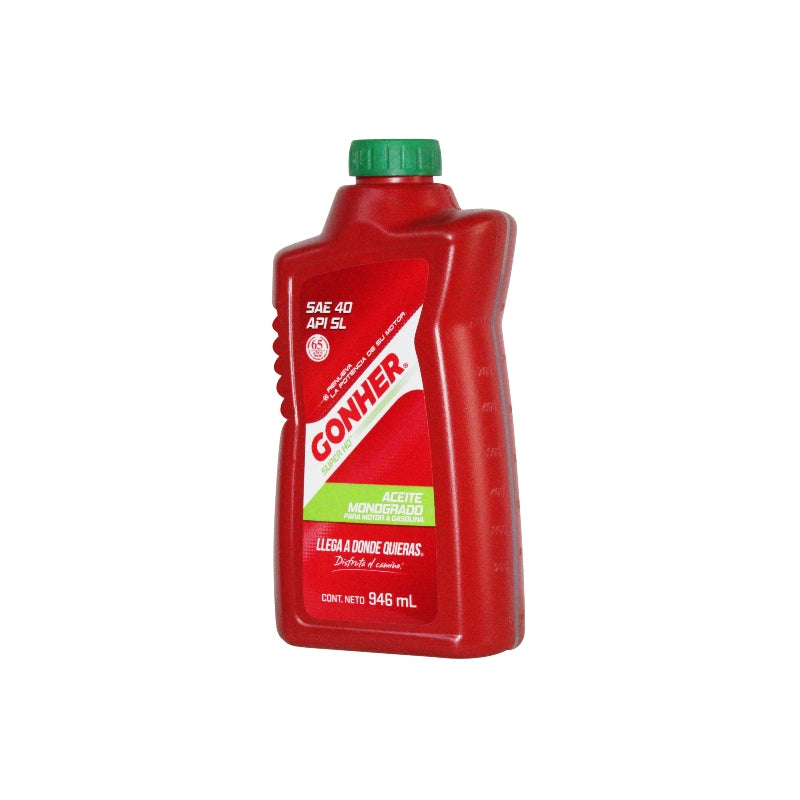 Aceite monogrado SAE 40 mineral 946 ml    