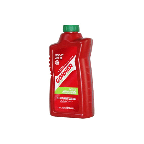 Aceite monogrado SAE 40 mineral 946 ml    