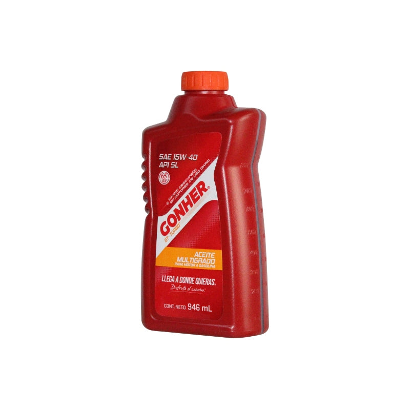 Aceite multigrado SAE 15W-40 mineral 946 ml    