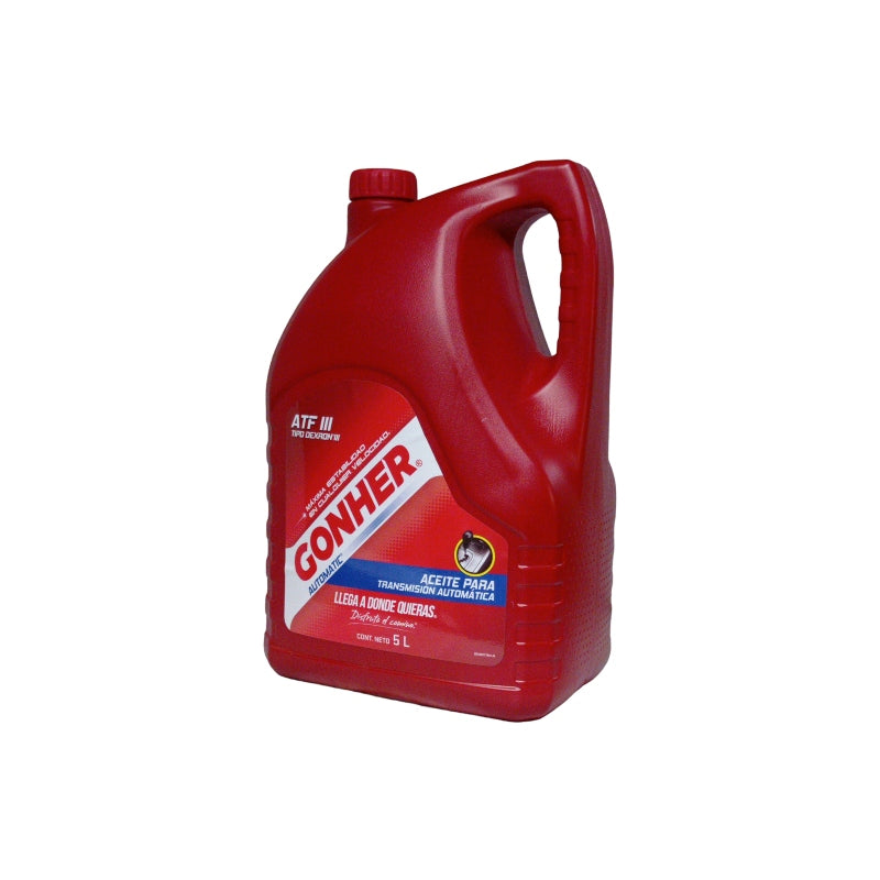 ACEITE TRANSMISIÓN AUTOMÁTICA ATF DEXRON III GARRAFA 5 LITROS    