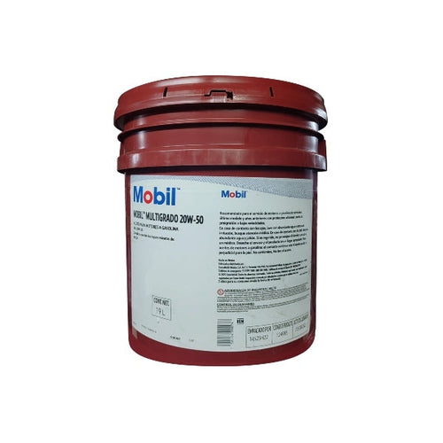 Aceite multigrado SAE 20W-50 cubeta 19 litros    