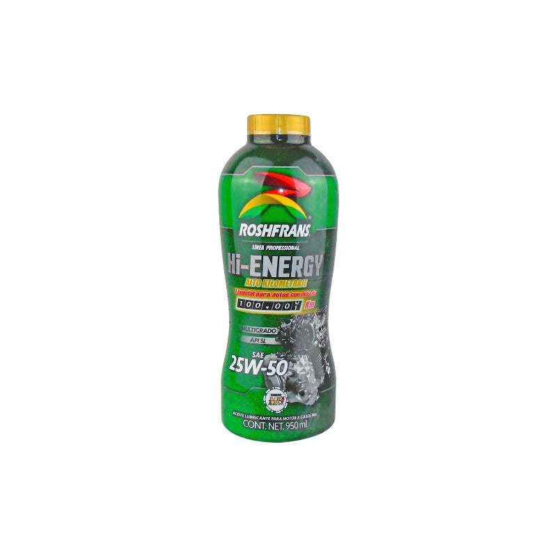 ACEITE ALTO KILOMETRAJE SAE 25W-50 950 ML    