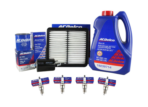 Kit de afinación 5W30 multigrado CHEVROLET MATIZ 1 L 2006-2015 AC DELCO