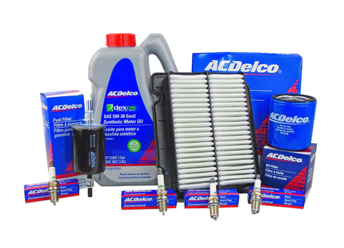 Kit de afinación 5W30 sintético CHEVROLET AVEO 1.6 L 2004-2018 AC DELCO