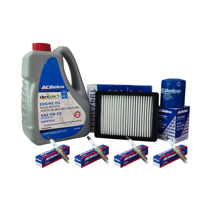 Kit de afinación 0W20 sintético CHEVROLET SPARK NG 1.4 L 2016-2020