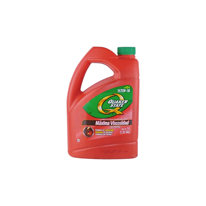 ACEITE DIÉSEL ALTO KILOMETRAJE SAE 25W-50 GARRAFA 5 LITROS    