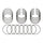 Anillos de pistón STD negros HYUNDAI ATOS ESTÁNDAR  1.1 L 2005-2012