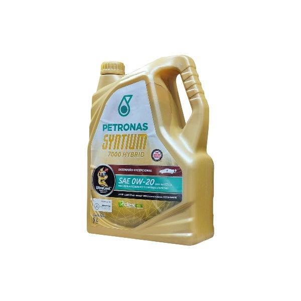 Aceite sintético SAE 0W-20 SYNTIUM 7000 HYBRID SP garrafa 5 litros    
