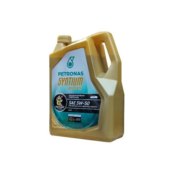 Aceite sintético SAE 5W-50 SYNTIUM 3000 AM SP garrafa 5 litros    