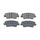 BALATAS TRASERAS DISCO DODGE ATTITUDE 1.4 L 2012-2014