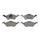BALATAS DELANTERAS CERÁMICA FORD FOCUS 2 L 2000-2003