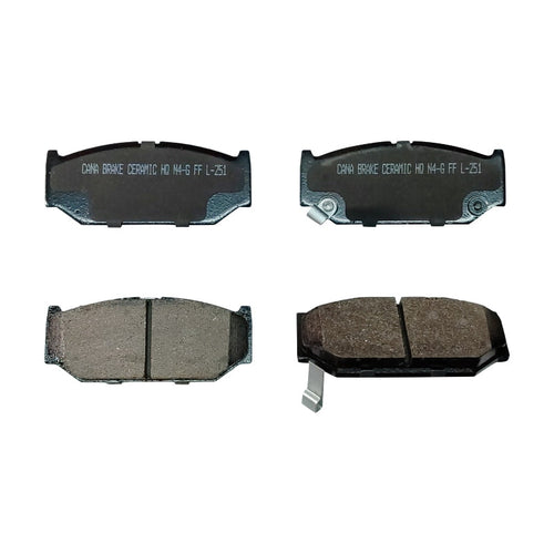 Balatas delanteras cerámica SUZUKI SWIFT 1.5 L 2007-2011 CANABRAKE