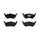 Balatas delanteras VW SAVEIRO 1.6 L 2012-2023