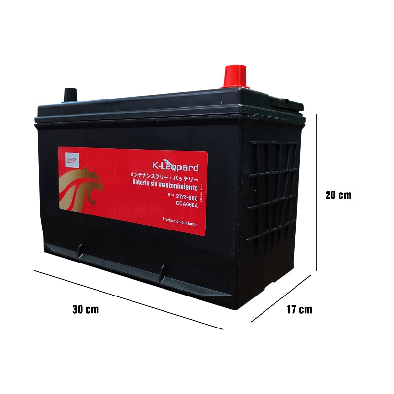 Batería 11 placas   BCI 27R  660 Amp DODGE RAM 1500 3.7 V6 2002-2003