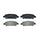 Balatas traseras cerámica CHRYSLER SEBRING disco  2.4 L 2007-2010