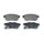 Balatas traseras cerámica ACURA INTEGRA disco  1.8 L 1994-2001