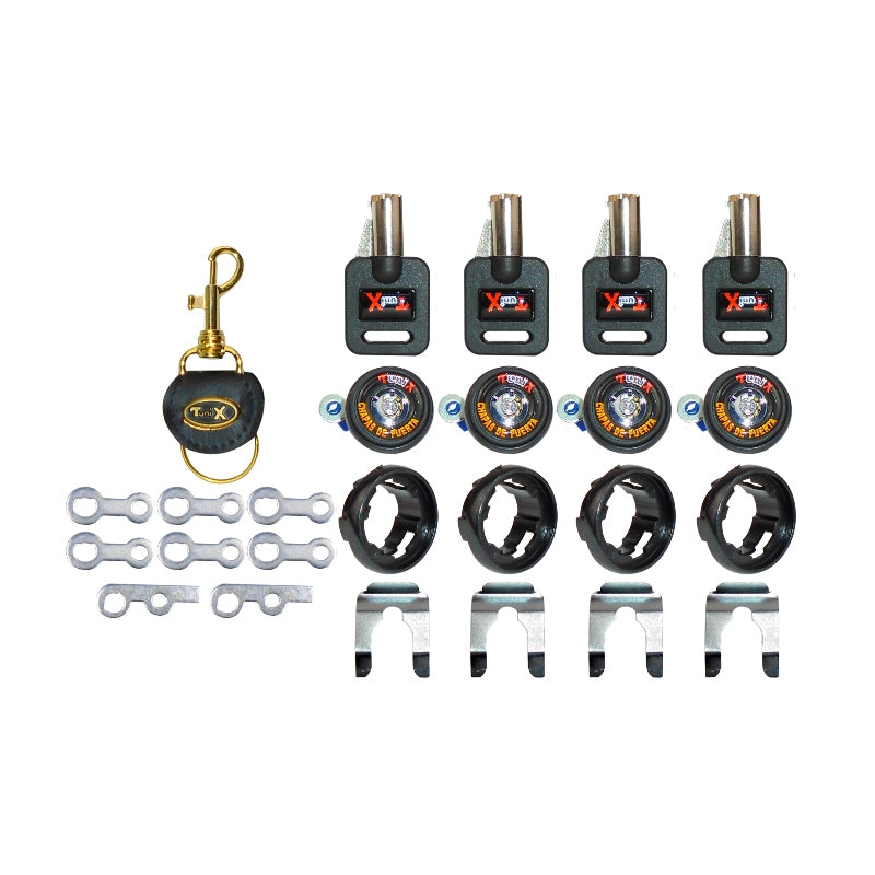 Kit de chapas premium de seguridad juego universal NISSAN TSURU III 1.6 L 1992-2017 IMPORTACIÓN