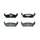 Balatas traseras cerámica FORD LOBO disco  4.6 V8 2005-2007