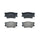 Balatas traseras cerámica LEXUS ES350 disco  3.5 V6 2008-2016