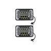 Faro universal rectangular mediano estrobo 45 LEDS juego de 2 piezas     IMPORTACIÓN