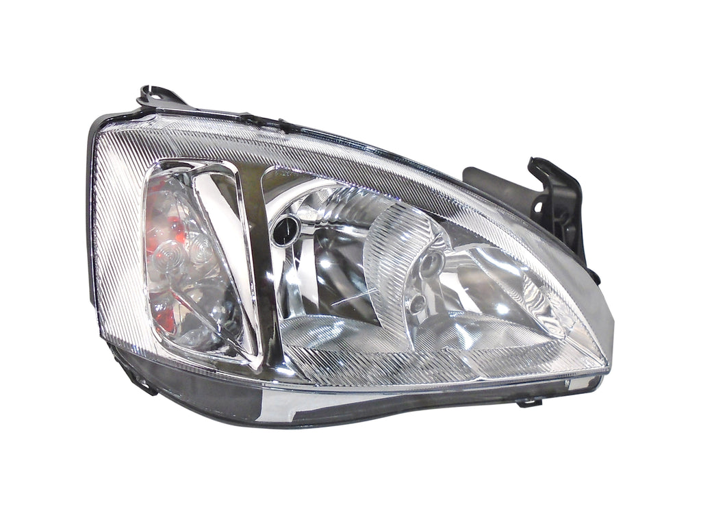 FARO DERECHO LISO FONDO CROMADO CHEVROLET CORSA 1.8 L 2003-2008