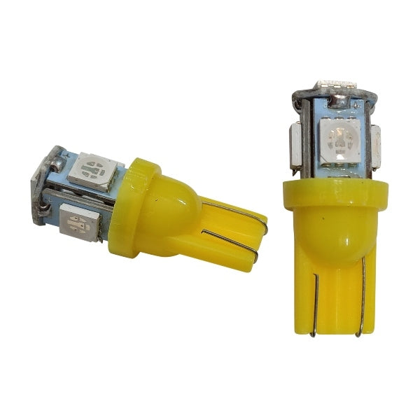 Foco pellisco 5 hiper LEDS  ámbar juego de 2 piezas    