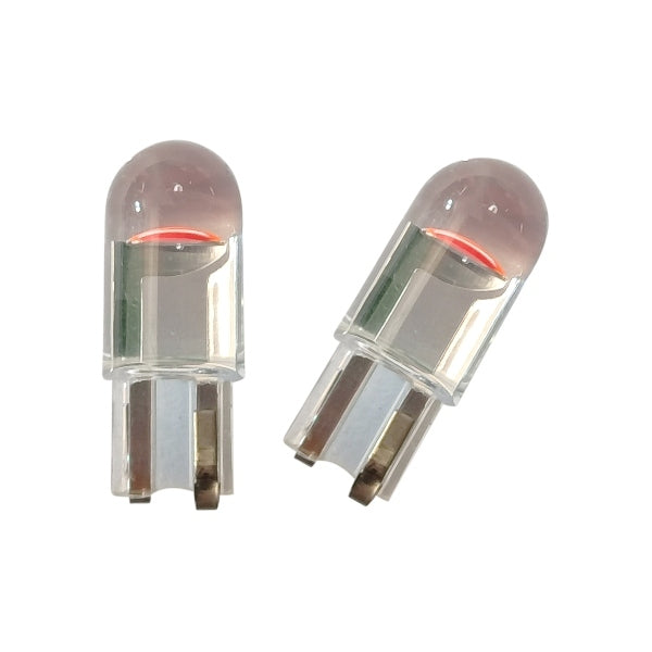 Foco pellisco transparente LED rojo juego de 2 piezas    
