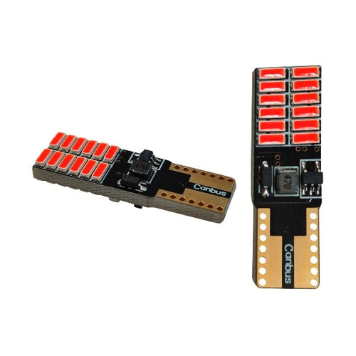 Foco pellisco CANbus rojo juego de 2 piezas    