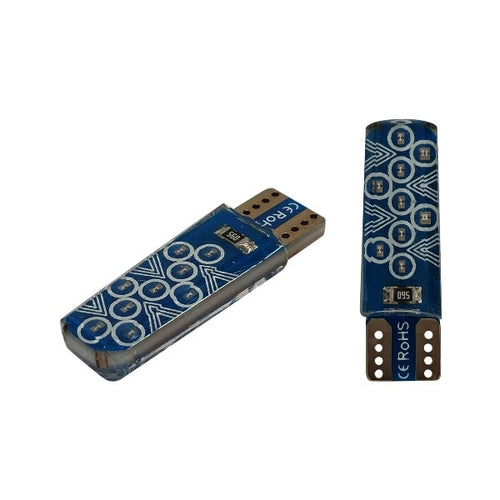 Foco pellisco 18 hiper LEDS gel lunar azul juego de 2 piezas    