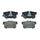 Balatas traseras cerámica ACURA RDX disco  2.3 L 2006-2013