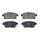 Balatas delanteras cerámica CHEVROLET TRAX 1.4 L 2013-2020