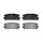 Balatas traseras cerámica CHEVROLET EQUINOX disco  2.4 L 2010-2016