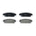Balatas traseras cerámica CHEVROLET SILVERADO disco  4.3 V6 VORTEC 2007-2013