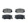 Balatas delanteras cerámica CHEVROLET MALIBU 2.5 L 2013-2016