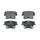 Balatas traseras cerámica CHRYSLER 300C disco  2.7 V6 2005-2010